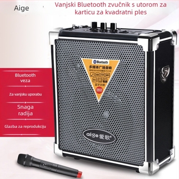 Bluetooth zvučnik Q70bt — prijenosni, visoke snage, utor za karticu i USB, za vanjsku uporabu (SNR ≥75 dB)