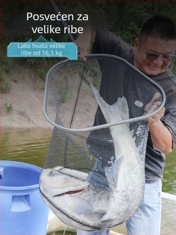 Glava mreže za ribolov, najlon mreža, nosivost 30 kg, dubina 36-56 cm