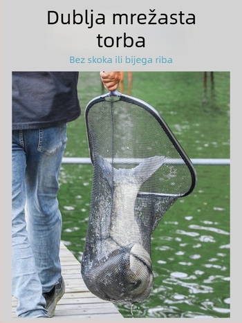 Glava mreže za ribolov, najlon mreža, nosivost 30 kg, dubina 36-56 cm