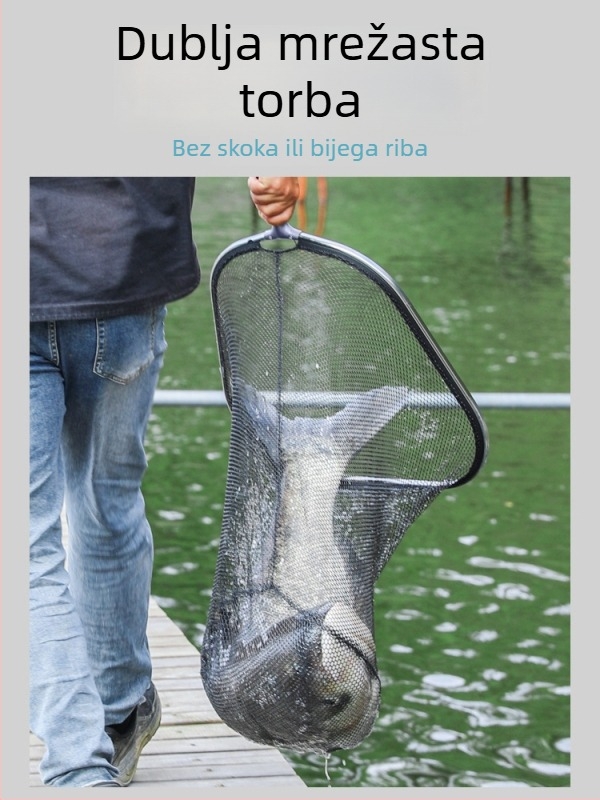 Glava mreže za ribolov, najlon mreža, nosivost 30 kg, dubina 36-56 cm