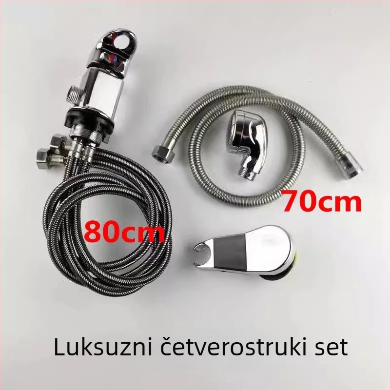 Krevetni miješac za šampon – topla/hladna voda, keramički disk, tijelo od cinkovog legura