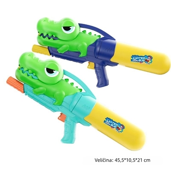 Dječji vodeni pištolj – dugački domet, visok tlak, plastični materijal, za uzrast 4–6 godina