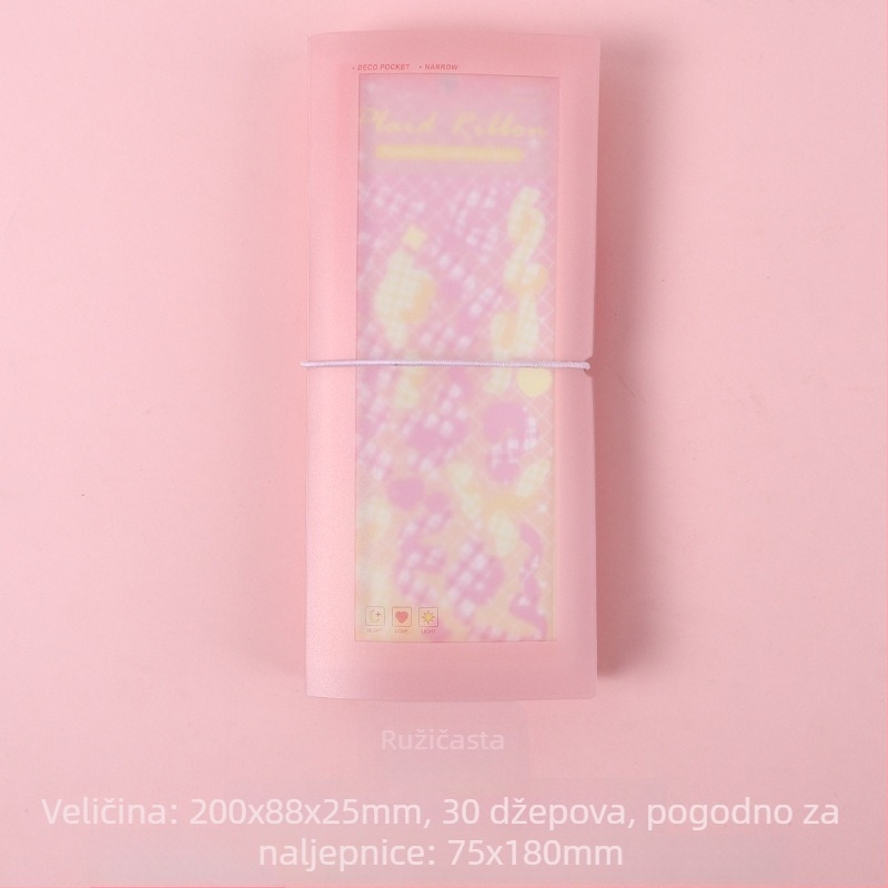 Interleaf foto-album za fotografije i razglednice, PP omot, 40 stranica, vezenje drugog tipa, otisnuti logotip, prilagodba