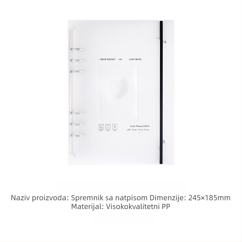 Interleaf foto-album za fotografije i razglednice, PP omot, 40 stranica, vezenje drugog tipa, otisnuti logotip, prilagodba