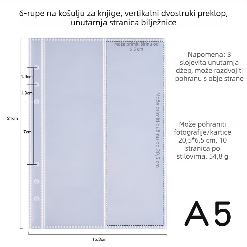 Interleaf foto-album za fotografije i razglednice, PP omot, 40 stranica, vezenje drugog tipa, otisnuti logotip, prilagodba
