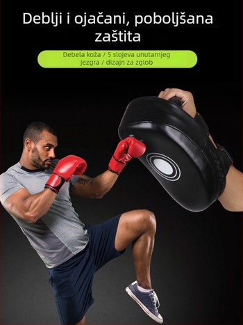 Shidur Muay Thai ciljna ploča za trening - PU materijal, uspravni dizajn, 500 g, model 1-1