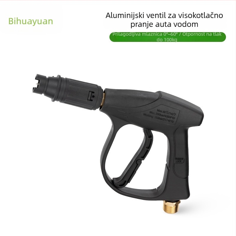 Glava visokotlačnog pištolja za pranje automobila, tip 380/58, plastična drška, težina 250 g