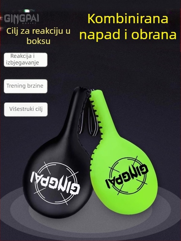 Višenamjenska ciljana ploča za borilačke sportove – reakcijska meta za boks, taekwondo, Muay Thai i Sanda, PU materijal, vertikalni dizajn, težina 0,5 kg, model boxing ping-pong target