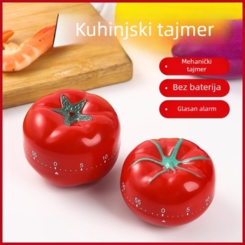 Tomato timer – okrugli tajmer s brojevima, moderni minimalistički stil, kuhinjski štoper