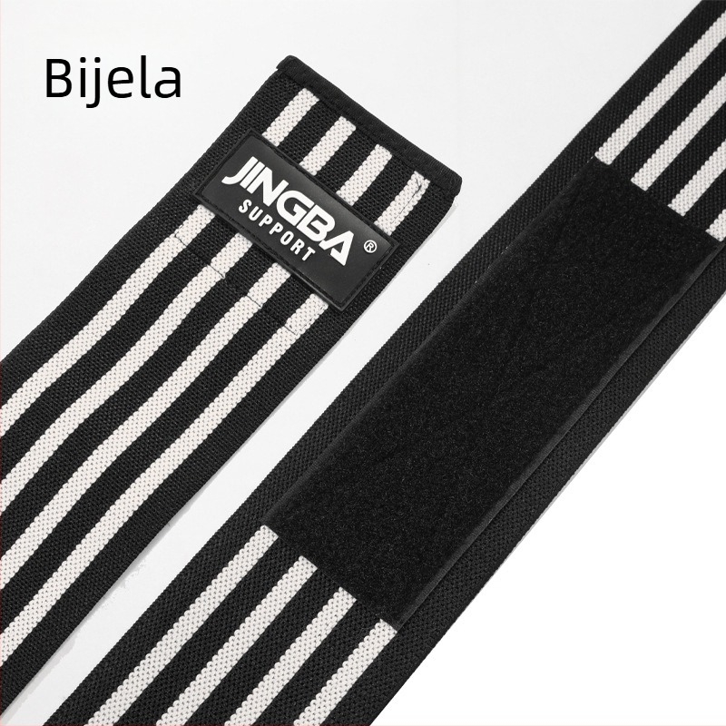 JINGBA SUPPORT koljeni štitnici, najlon-spandeks materijal, s trakama, protuklizni za čučanj i dizanje tegova