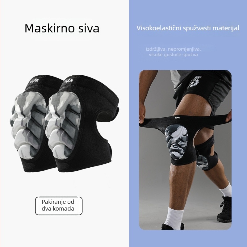 VBOSI štitnici koljena od spužve i najlona - za odrasle, pogodni za košarku, odbojku, trčanje, biciklizam i borilačke vještine