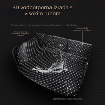Kai Bemei kožni tepih za prtljažnik autom, posebni model, vodootporan, mogućnost prilagodbe