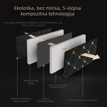 Kai Bemei kožni tepih za prtljažnik autom, posebni model, vodootporan, mogućnost prilagodbe