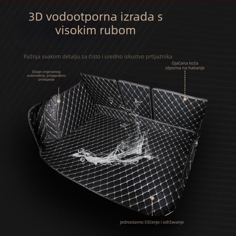 Kai Bemei kožni tepih za prtljažnik autom, posebni model, vodootporan, mogućnost prilagodbe
