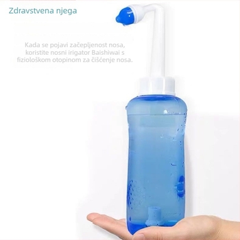 Uređaj za nosnu irigaciju Hai shi hai nuo, medicinska upotreba; kompatibilan sa fiziološkom otopinom; višekratna upotreba; sterilizacijska metoda: nosna irigacija; valjanost 3 godine.