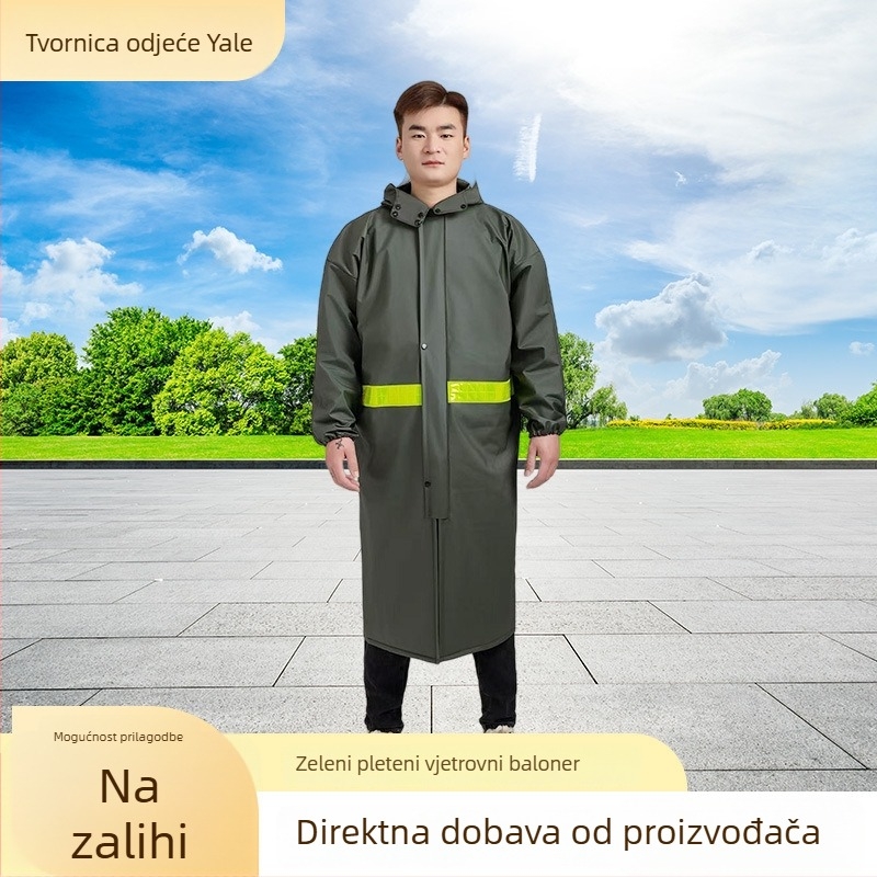 Komplet kaputa od pletenog materijala, potpuno vodootporan, podijeljeni dizajn, otporan na habanje, za vožnju biciklom i motociklom