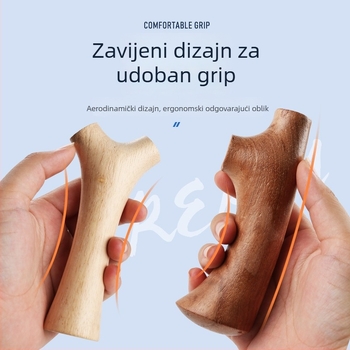 Sakya Well set dodataka za štap za ribolov — ručno izrađeno, drvena ručka, DIY sklapanje