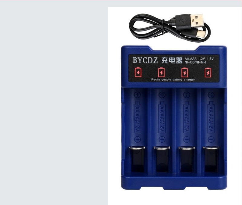 CS serija četveroportni USB punjač za NiMH/NiCd baterije 1.2V, ulaz DC 5V, izlaz 12V 250mA, EMC RoHS certificirano