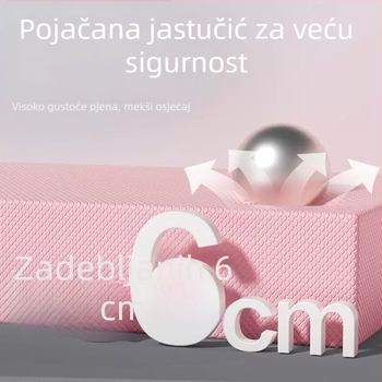 Joga podloga EVA, debljina 6 mm, težina 1200, pogodna za fitness i ljepotu
