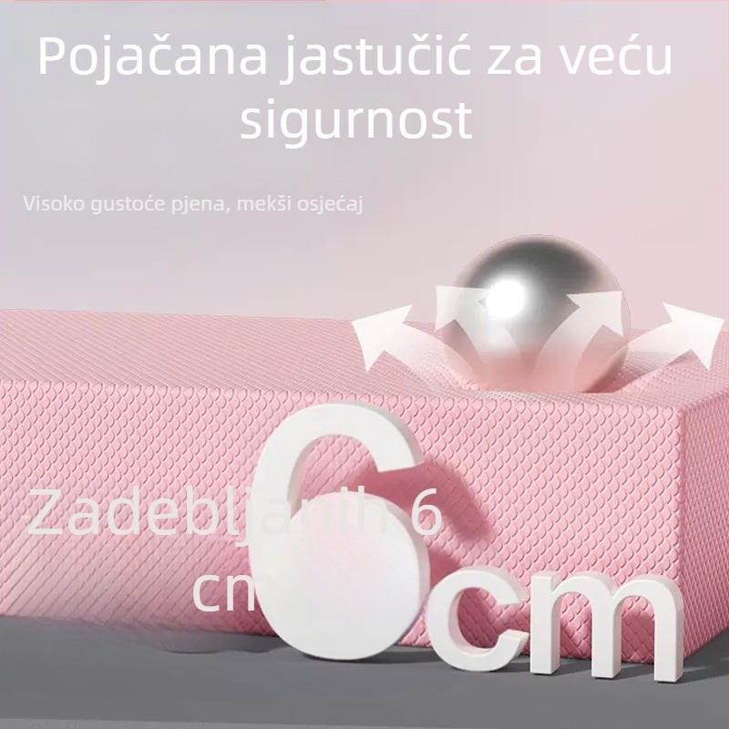 Joga podloga EVA, debljina 6 mm, težina 1200, pogodna za fitness i ljepotu