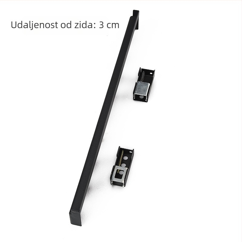 Univerzalni zidni držač za televizor sa dvije rupe, model L02, od željeza, mehaničko upravljanje, nosivost >15 kg