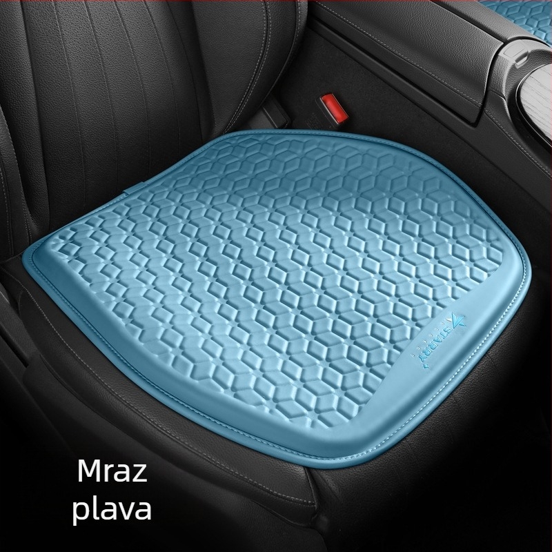Kožna gel podloga za sjedalo automobila – ventilirana, za sve sezone, plosni dizajn, punilo od sintetičkih vlakana