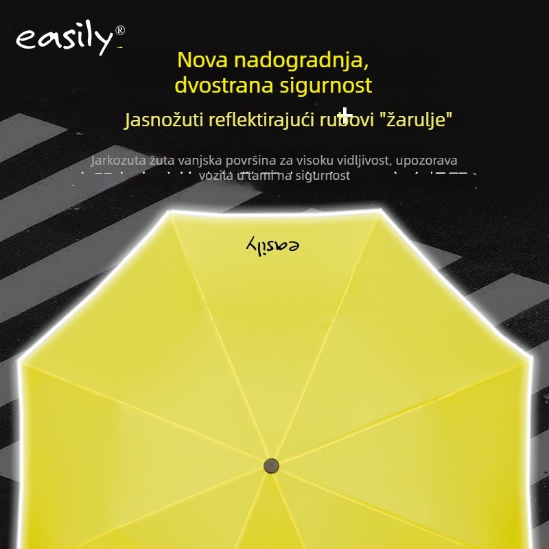 Dječji kišobran s dugom drškom i dizajnom crtića, 8 rebara, 210T poliester, čelična šipka, plastična drška, ručno otvaranje i zatvaranje