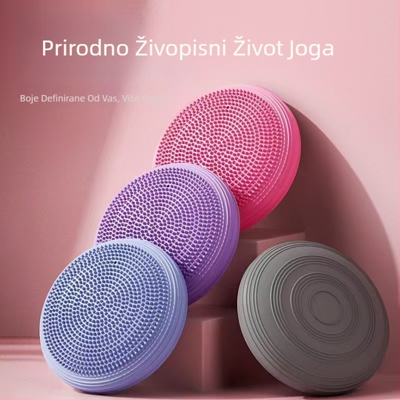 Joga podloga za ravnotežu sa zračnim jastukom i masažom stopala (Materijal PVC; Težina 800 g; Marka Zhuoyue; Broj proizvoda 1229; Kategorija: Podloga za ravnotežu)