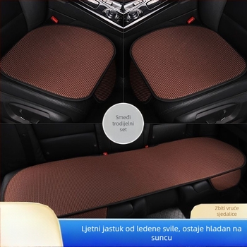 Jastuk za sjedalo automobila, ljetno prozračan, punjenje goose down, površina od akrilna vlakna, protuklizno i otporno na habanje