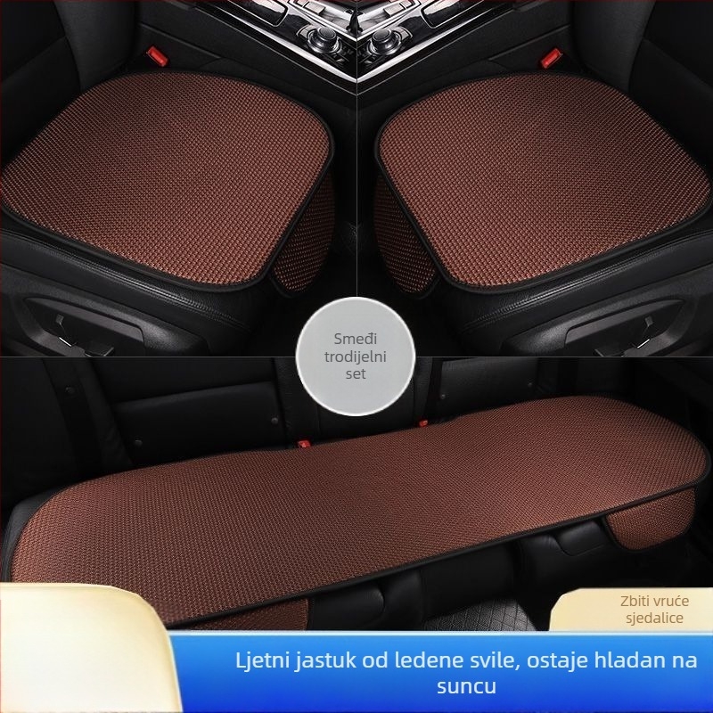 Jastuk za sjedalo automobila, ljetno prozračan, punjenje goose down, površina od akrilna vlakna, protuklizno i otporno na habanje