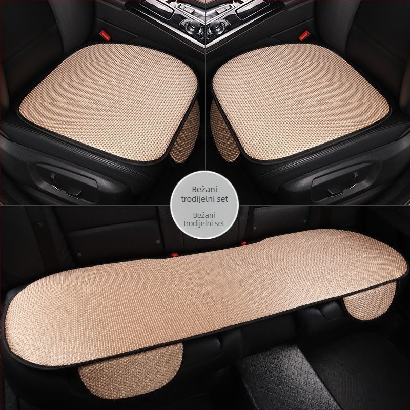 Jastuk za sjedalo automobila, ljetno prozračan, punjenje goose down, površina od akrilna vlakna, protuklizno i otporno na habanje