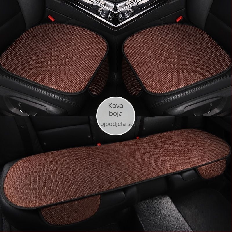 Jastuk za sjedalo automobila, ljetno prozračan, punjenje goose down, površina od akrilna vlakna, protuklizno i otporno na habanje