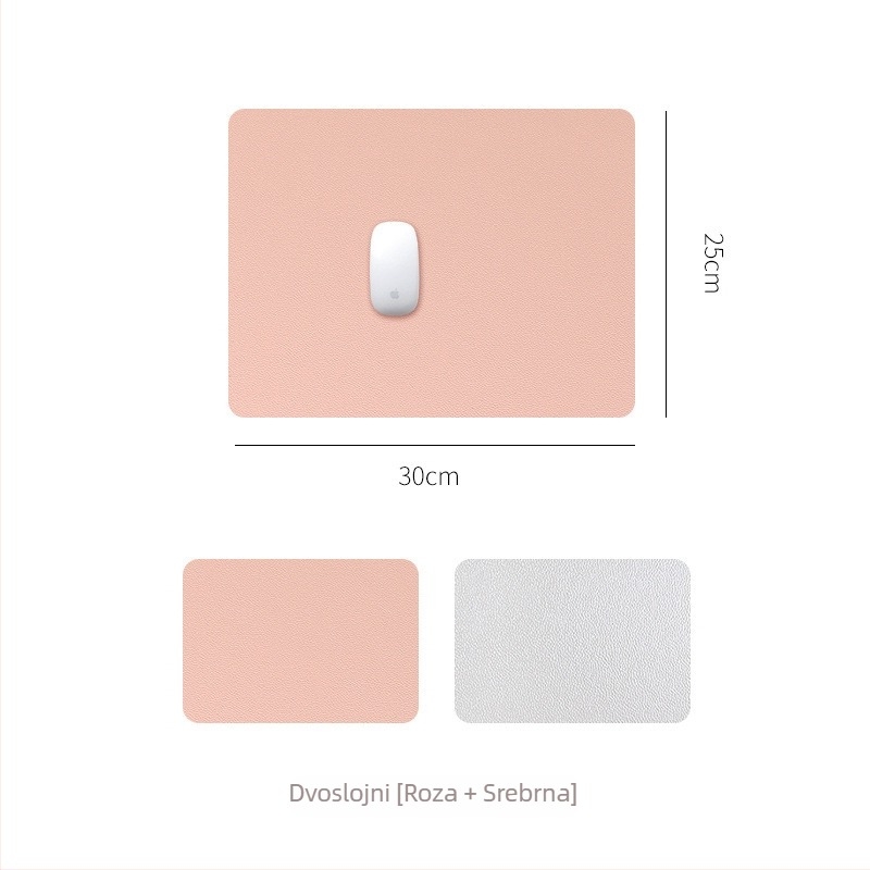 Podloga za miš ZD02, dvostrana, od smole, stolna podloga, OEM i prilagođene slike