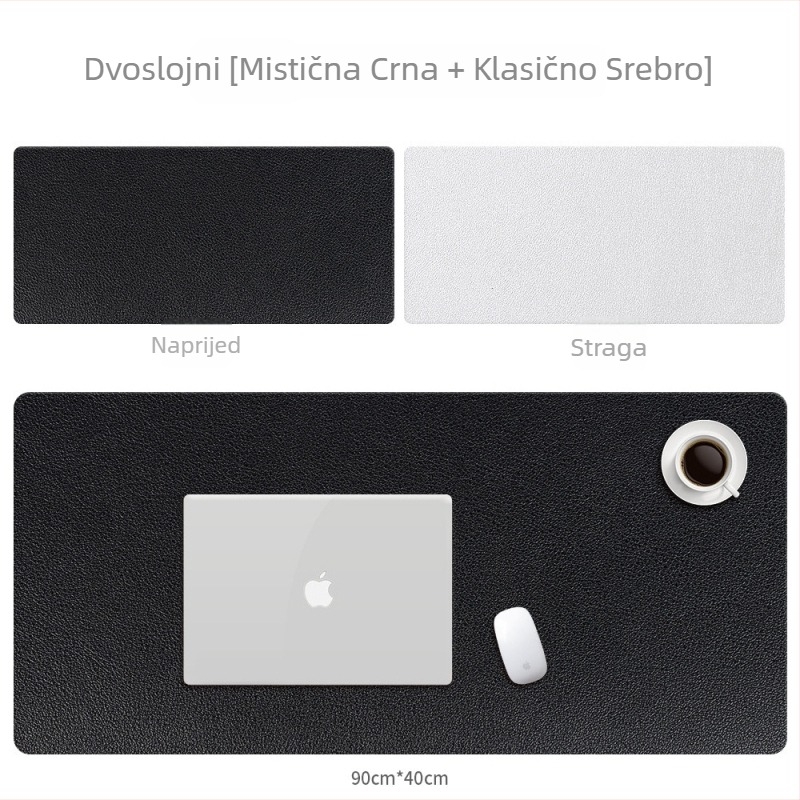 Podloga za miš ZD02, dvostrana, od smole, stolna podloga, OEM i prilagođene slike