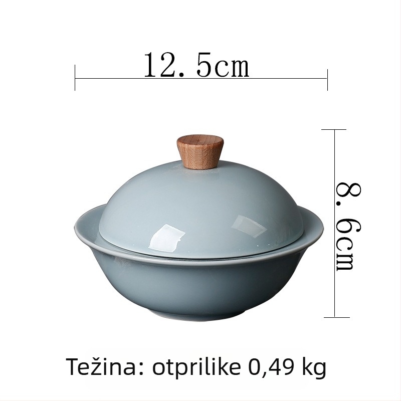 Porcelanski pepelnjak s poklopcem za dom i ured, sprječava raspršivanje pepela i spontanog izgaranja, moguć logotip po narudžbi.