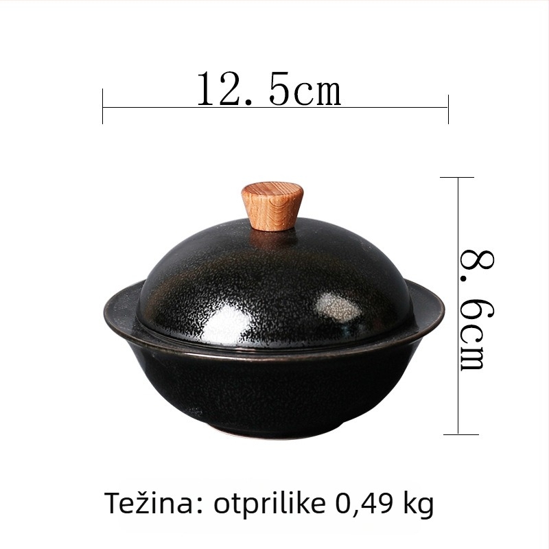 Porcelanski pepelnjak s poklopcem za dom i ured, sprječava raspršivanje pepela i spontanog izgaranja, moguć logotip po narudžbi.