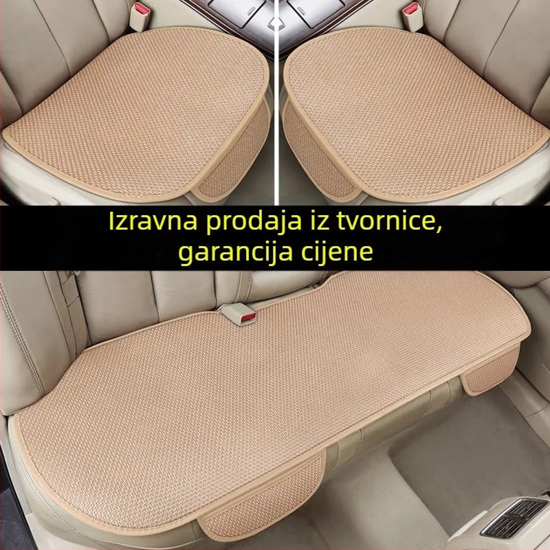 Navlaka za sjedalo automobila — prozračna Ice Silk površina, punjenje od pjene, za sve sezone, jednopanelna navlaka za sjedalo, dostupna privatna oznaka