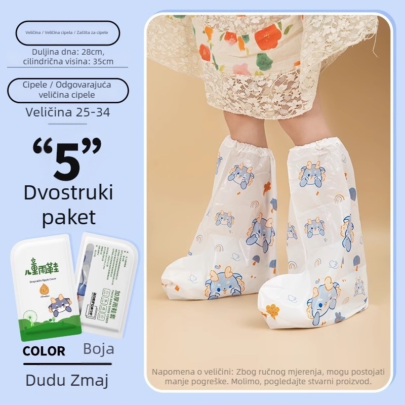 Dječje vodootporne navlake za cipele, visoke, protuklizne i otporne na habanje