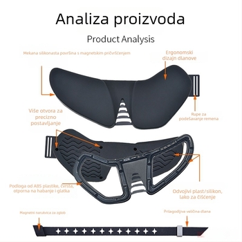 Podložak za zglob miša – silikon mala podloga, podrška zgloba, sastavnička konstrukcija, dizajn: jastučić za zglob, kompatibilno s Logitech MX Master 3S/Master 4