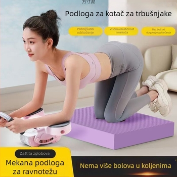 Joga prostirka od Oxford materijala, 8 mm debljina, jastučica za koljena za trening jezgre