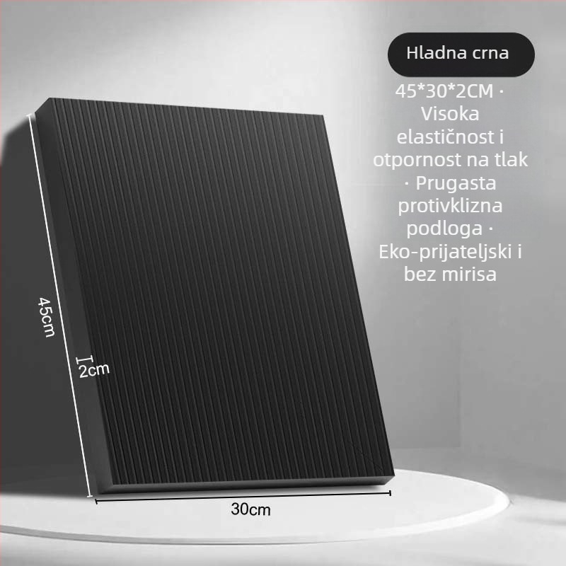 Joga prostirka od Oxford materijala, 8 mm debljina, jastučica za koljena za trening jezgre