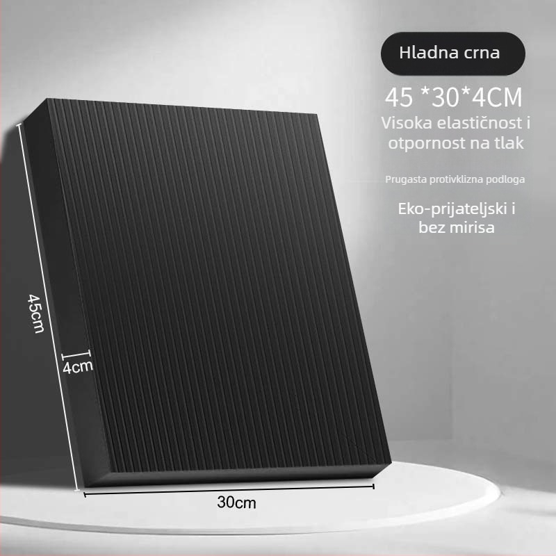 Joga prostirka od Oxford materijala, 8 mm debljina, jastučica za koljena za trening jezgre