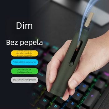 Fogson GL621 Prijenosni držač za cigarete i pepeljaru, plastični, ponovno upotrebljiv, porijeklo Wenzhou