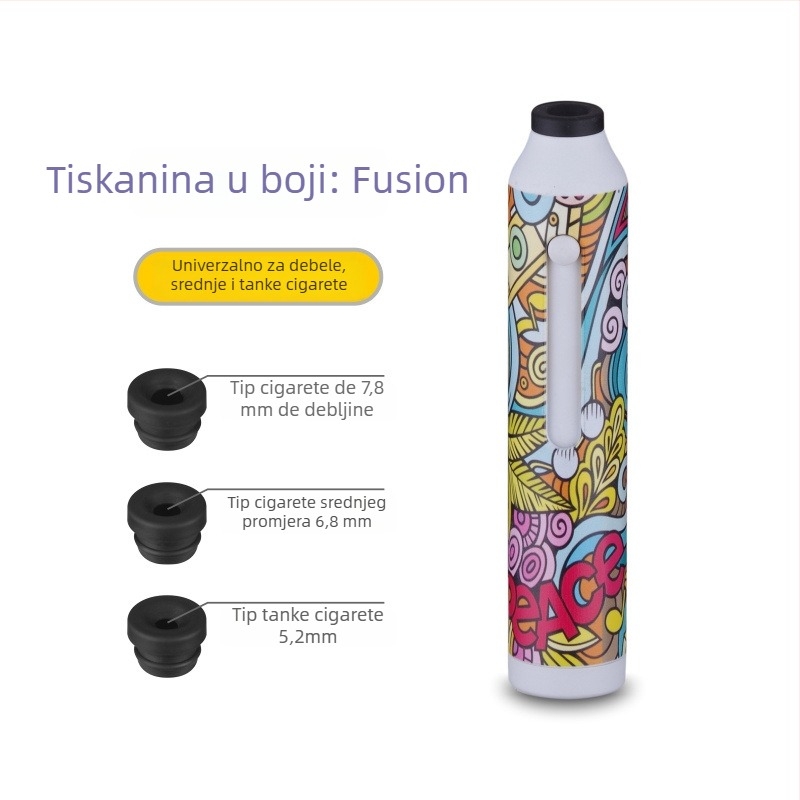 Fogson GL621 Prijenosni držač za cigarete i pepeljaru, plastični, ponovno upotrebljiv, porijeklo Wenzhou