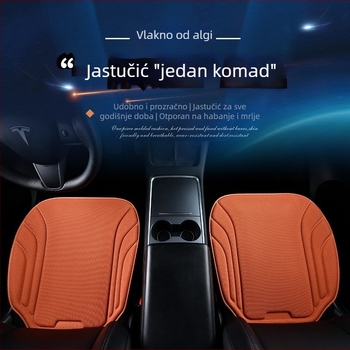 Simansi Set jastuka za automobil četiri sezone, tri komada, s punjenjem od lateksa i pamuka te ventilacijom