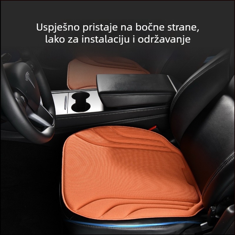 Simansi Set jastuka za automobil četiri sezone, tri komada, s punjenjem od lateksa i pamuka te ventilacijom