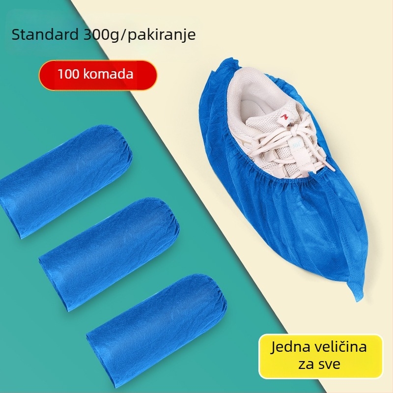Jednokratne navlake za obuću od netkanog materijala, ojačane, protuklizne, prašini otporne, debljina 5