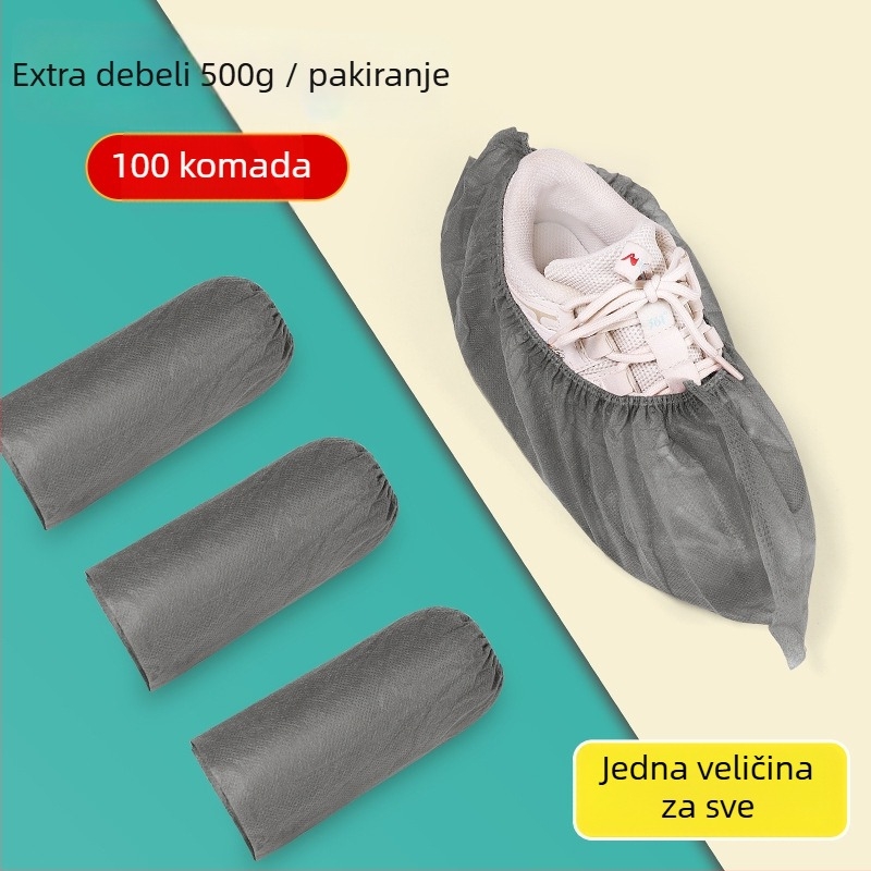 Jednokratne navlake za obuću od netkanog materijala, ojačane, protuklizne, prašini otporne, debljina 5