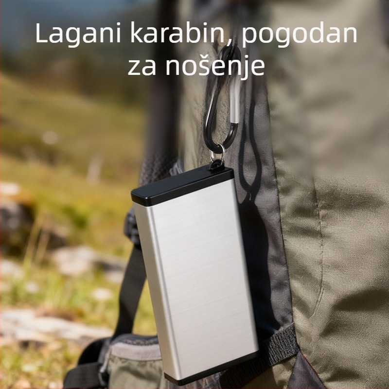 Prijenosna metalna kutija za cigarete s pepelnikom, privjeskom, višekratna upotreba, vodootporna i otporna na pritisak