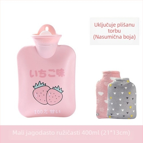 PVC napunjena vodom boca za toplu vodu; grijanje vodom iz punjenja; pogodna za ruke i trbuh; toplu/hladnu dvostruku upotrebu; težina s pakiranjem: 269/373 g